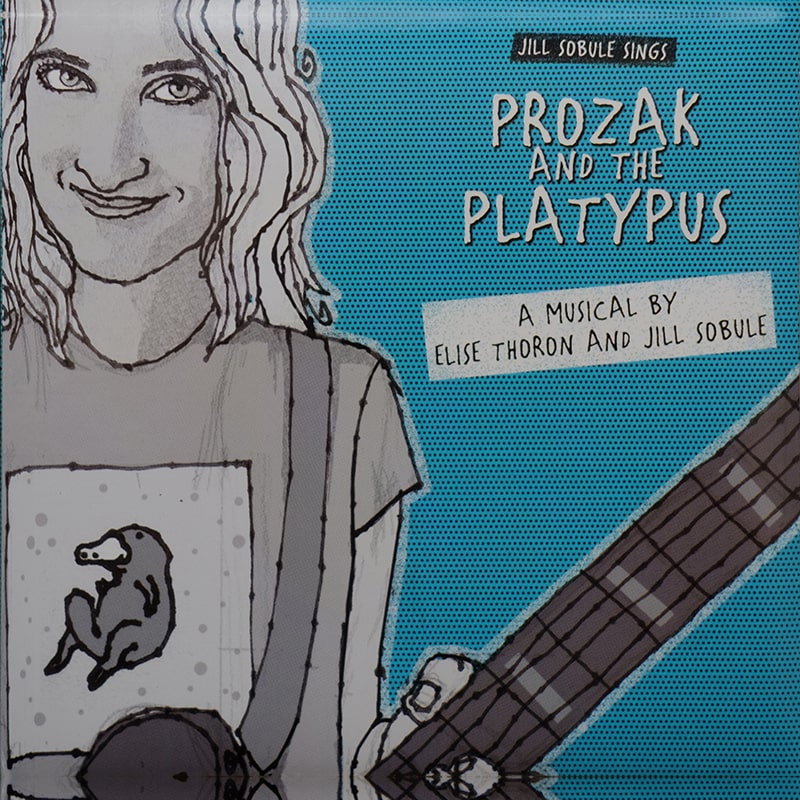 Jill Sobule - Prozak and the Platypus Album Cover - ECR Music Group, NYC
