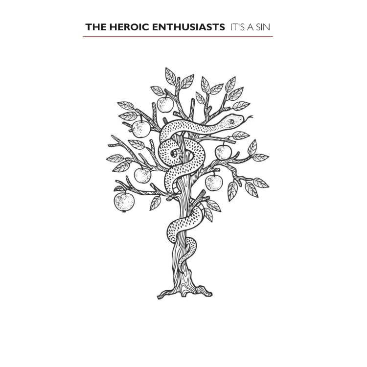 The Heroic Enthusiasts - It's a Sin - Single Cover - Pet Shop Boys - Meridian - ECR Music Group